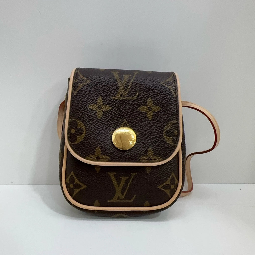 Louis Vuitton Pochette Cancun Monogram Canvas Mini Crossbody Waist Pouch Bag