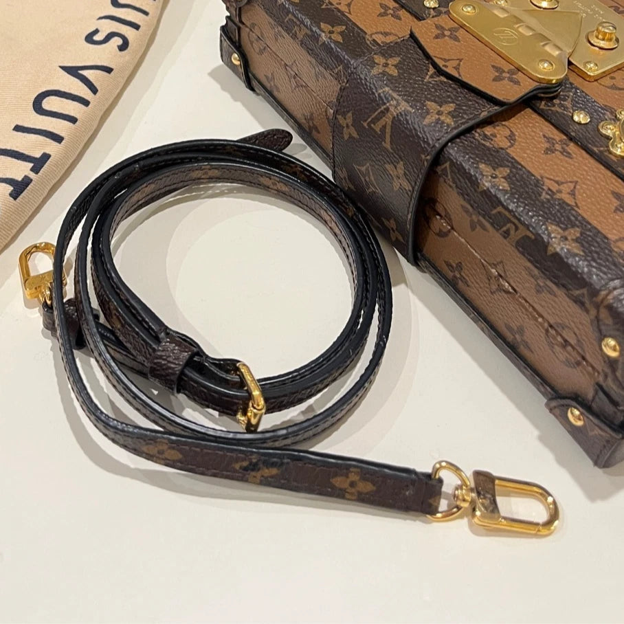 Louis Vuitton Monogram Color Block Hard Box Shoulder Crossbody Bag