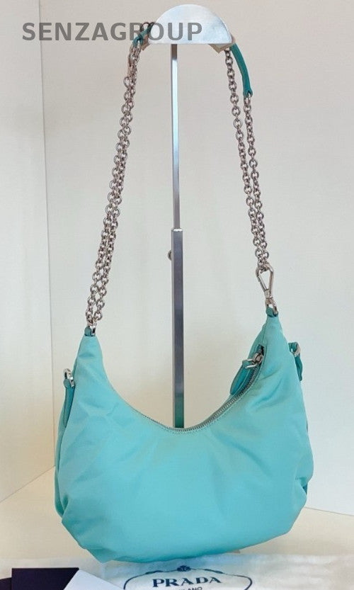 Prada Re-Edition Hobo Shoulder Crossbody Bag Rare Green Classic Women