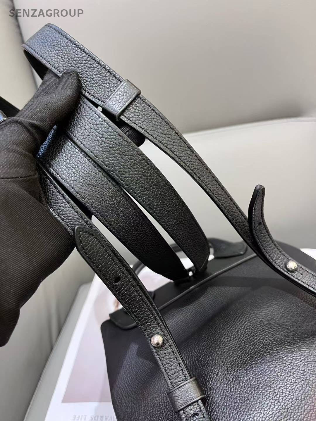 Louis Vuitton Lcokme Backpack top handle Black
