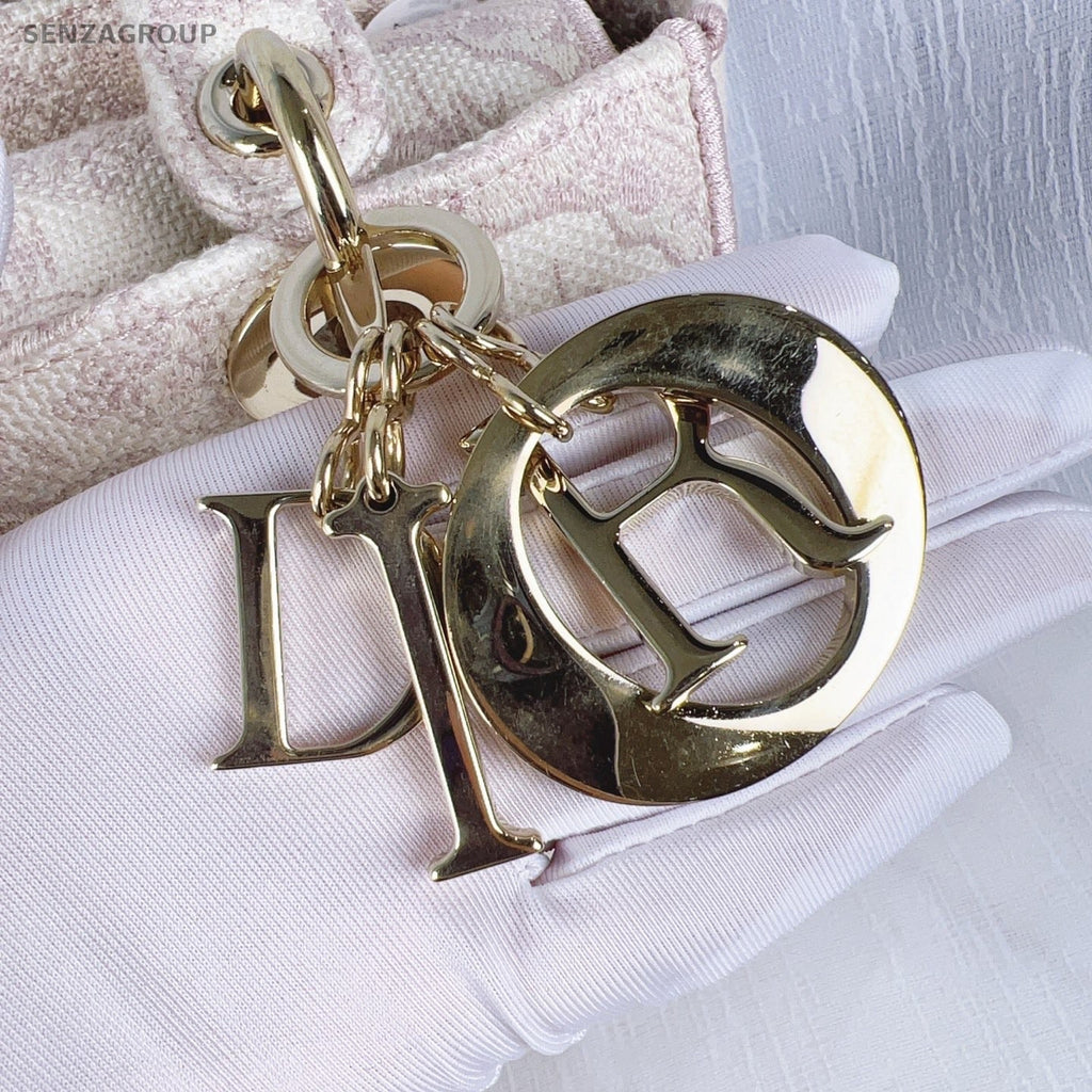 Christian Dior Lady D-Lite Zoo pattern Top Handle 2way Shoulder bag Women Pink