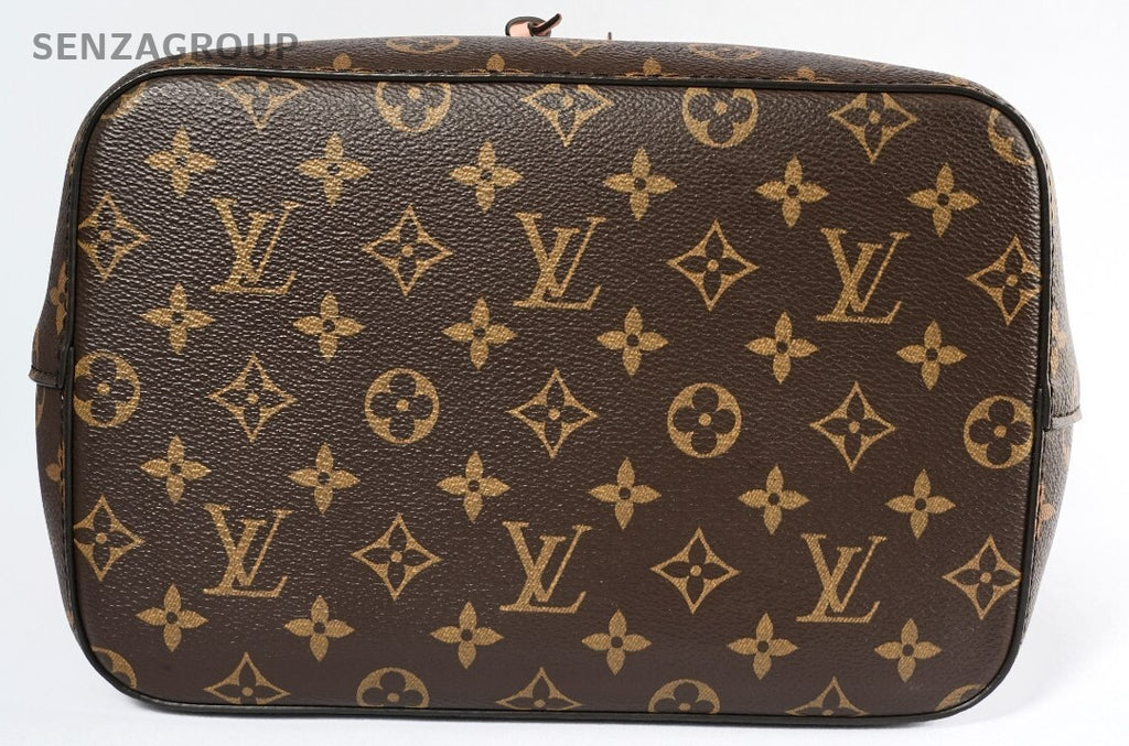 LOUIS VUITTON NEONOE  MONOGRAM ROSE POUDRE CANVAS BUCKET BAG M44022