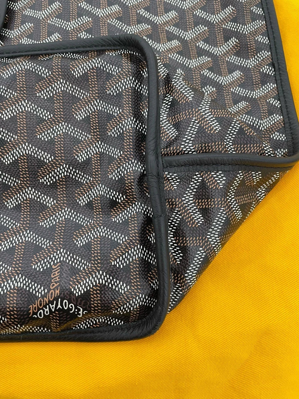 Goyard Black Canvas Tote Bag For Women