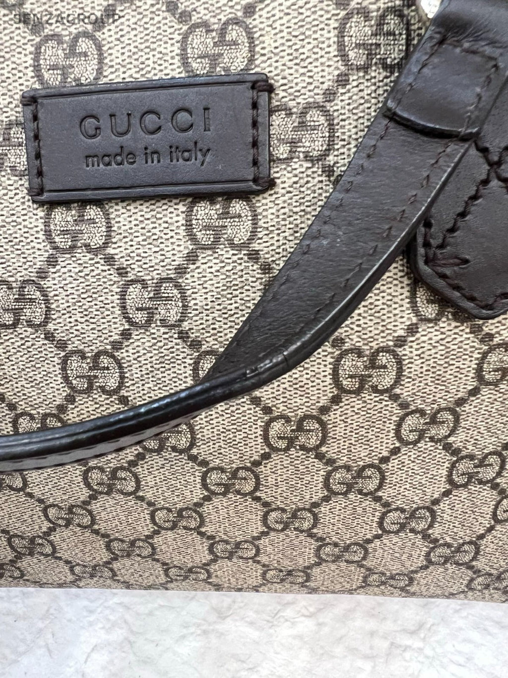 GUCCI Monogram 2way Shoulder bag Top Handle Classic