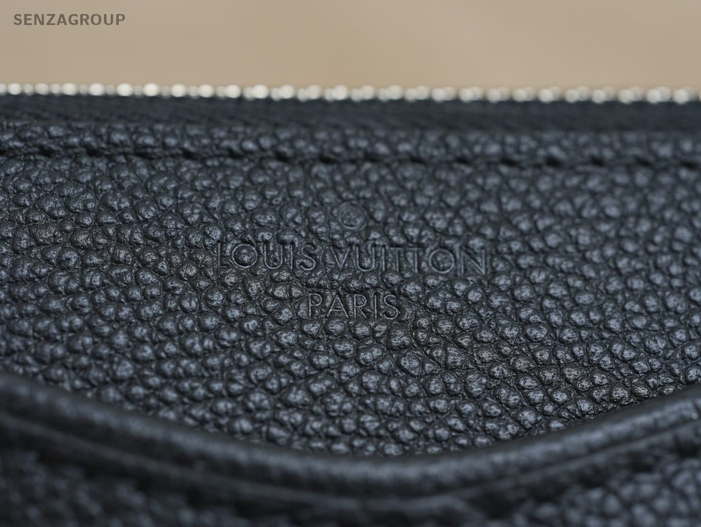 Louis Vuitton Pallas Clutch Black Monogram Empreinte Shoulder bag Crossbody