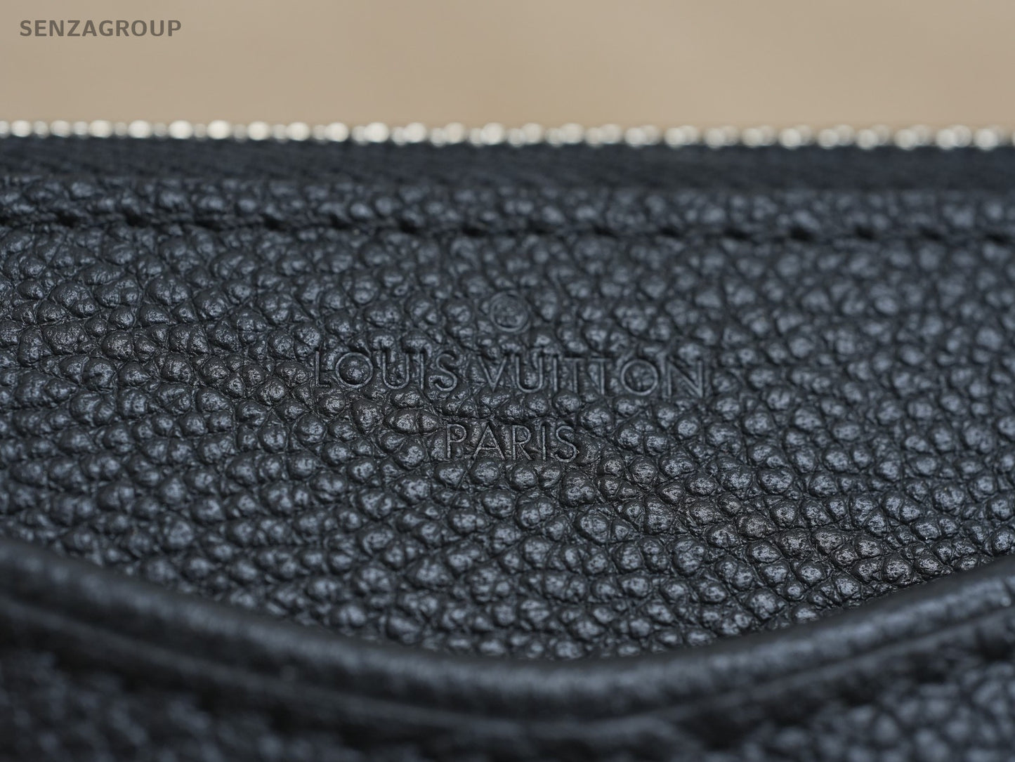 Louis Vuitton Pallas Clutch Black Monogram Empreinte Shoulder bag Crossbody