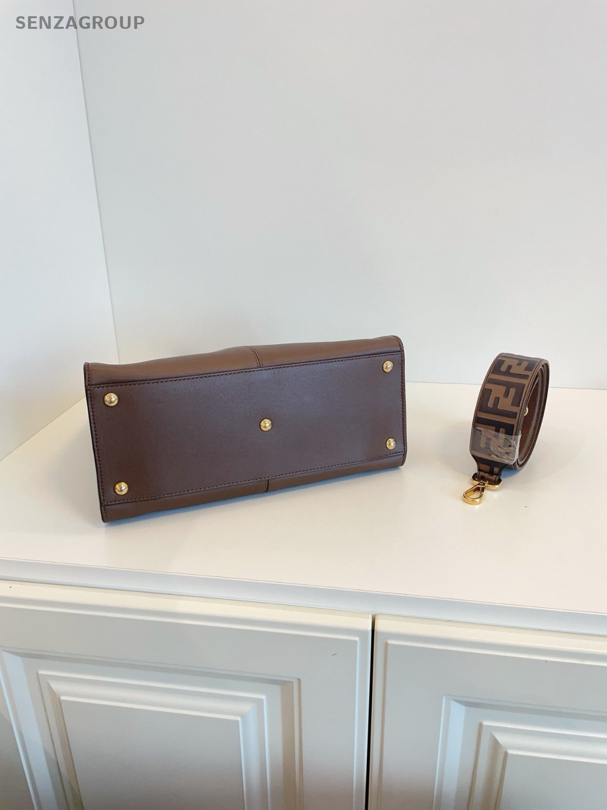 FENDI Peekaboo X-Lite Top Handle 2way Shoulder Handbag Women
