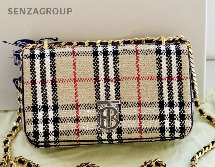 Burberry Lalo Shoulder Crossbody Bag Multicolor Women Brand New