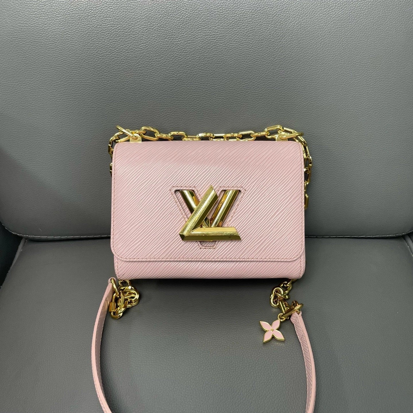 Louis Vuitton Pink Epi Small Twist Shoulder Crossbody Bag For Women