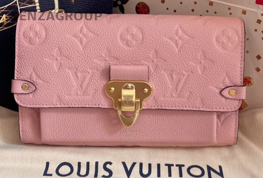 Louis Vuitton VAVIN WOC Chain Shoulder Bag Crossbody Pink Gold Women Designer