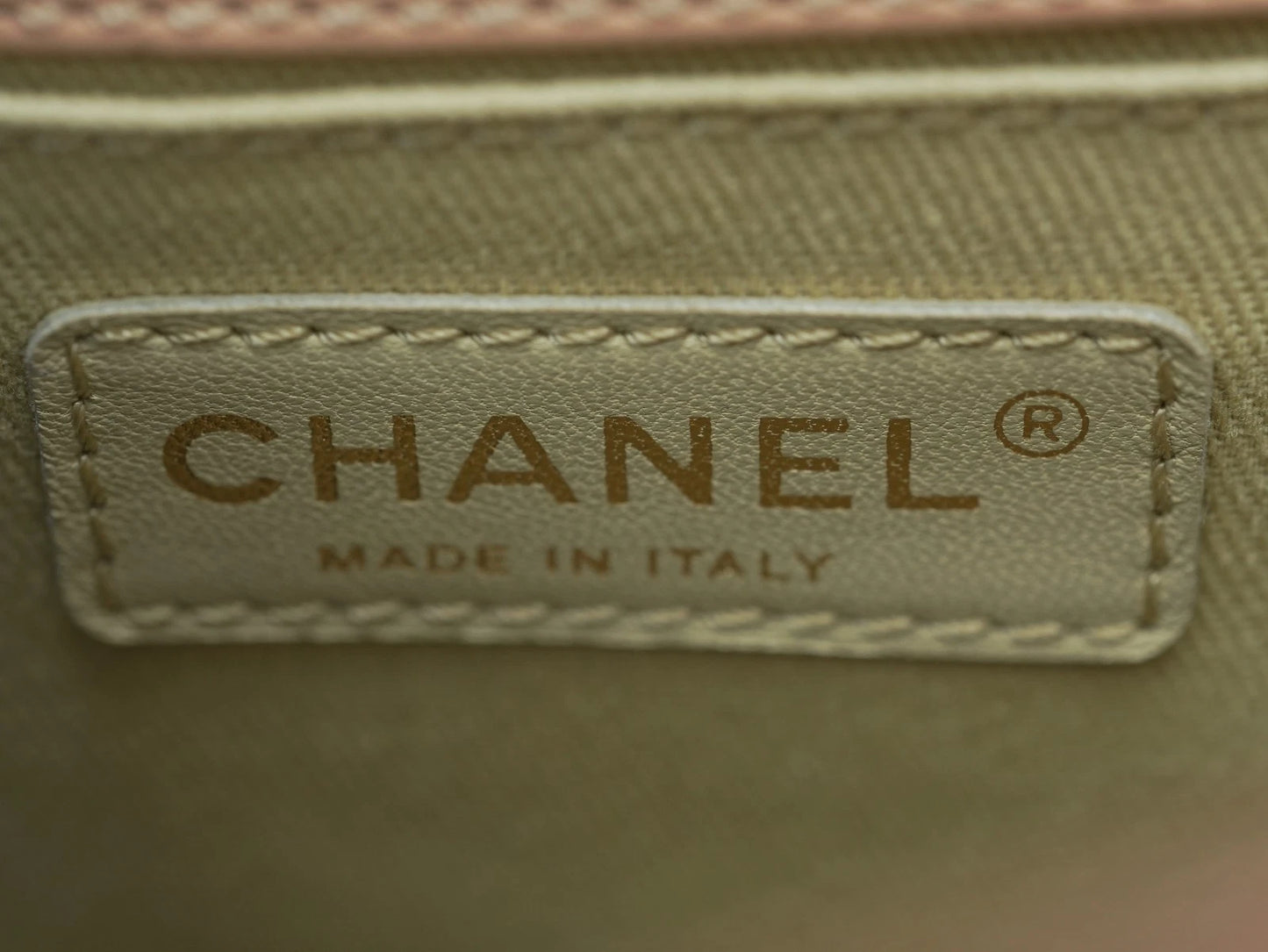 CHANEL Top Handle Diamond pattern Handbag Pink Gold Shoulder bag