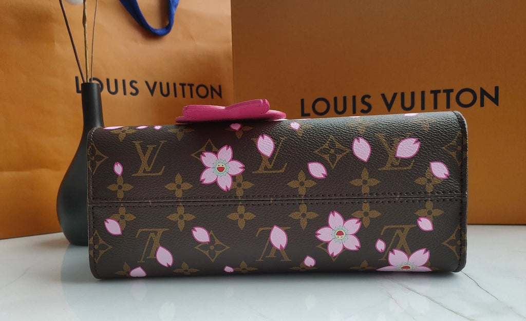 Louis Vuitton x Takashi Murakami Sakura OnTheGo Small Tote Bag For Women