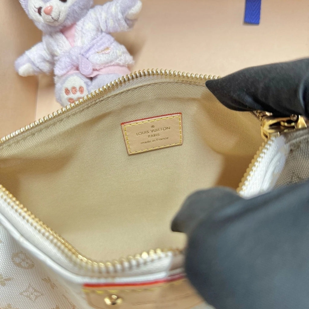 Louis Vuitton Canvas Dune Lunch Top Handle Bag For Women