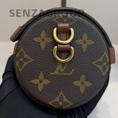 Louis Vuitton Monogram Papillon Crossbody Shoulder Bag Brown Gold Clasp