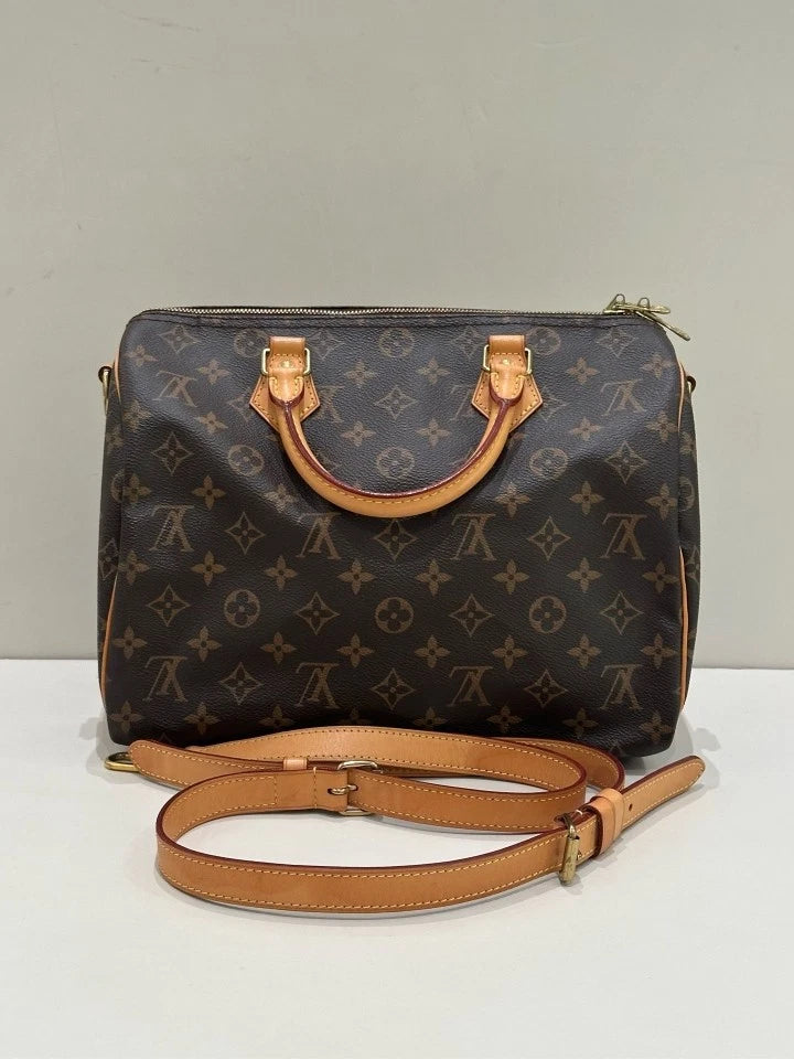 Louis Vuitton Speedy30 Canvas Handbag For Women