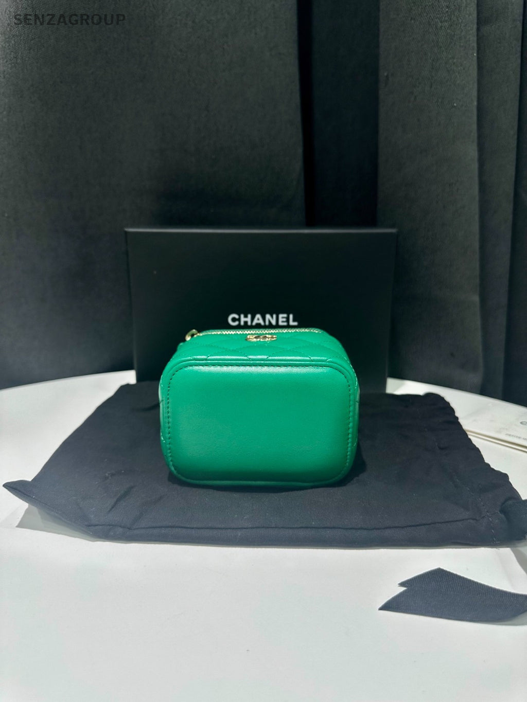 CHANEL Trendy Box mini Chain Shoulder bag Green Women Crossbody