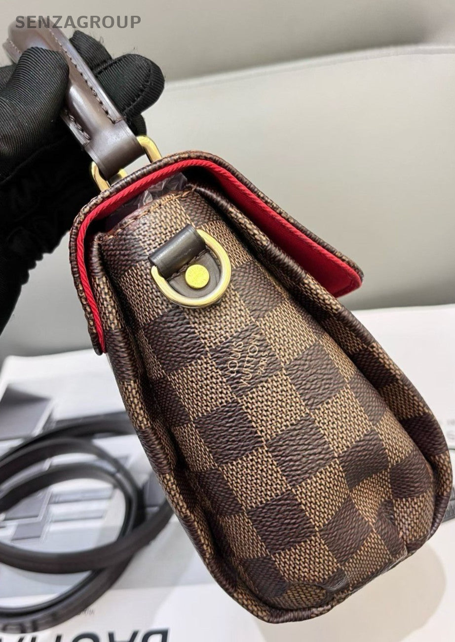 Louis Vuitton Croisette Damier Ebene Messenger Top Handle Shoulder Crossbody Bag