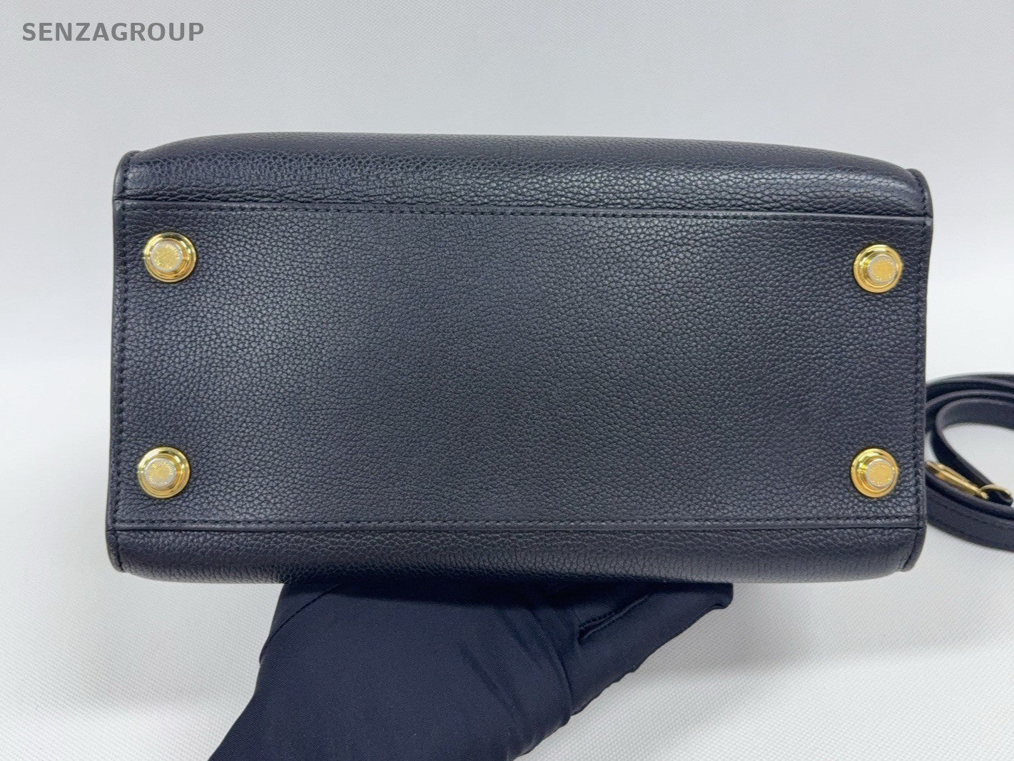 Louis Vuitton City steamer 2Way Top Handle Bag Crossbody Black Gold Women