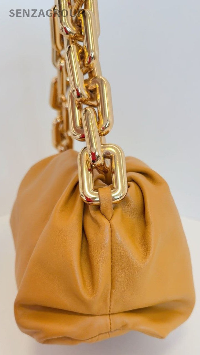 Bottega Veneta Underarm Shoulder Bag Classic Yellow Women