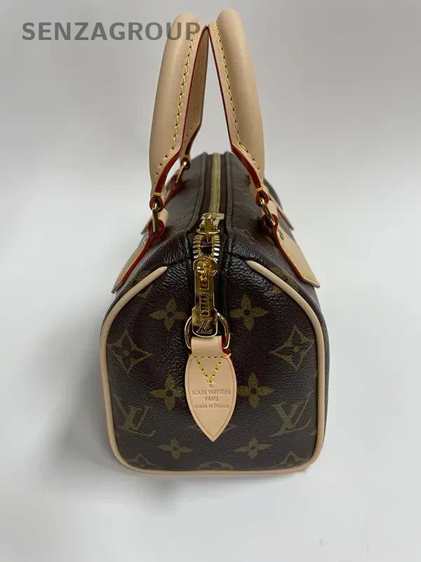 SJ0001 Louis Vuitton Speedy 20 with Black edged  adjusta