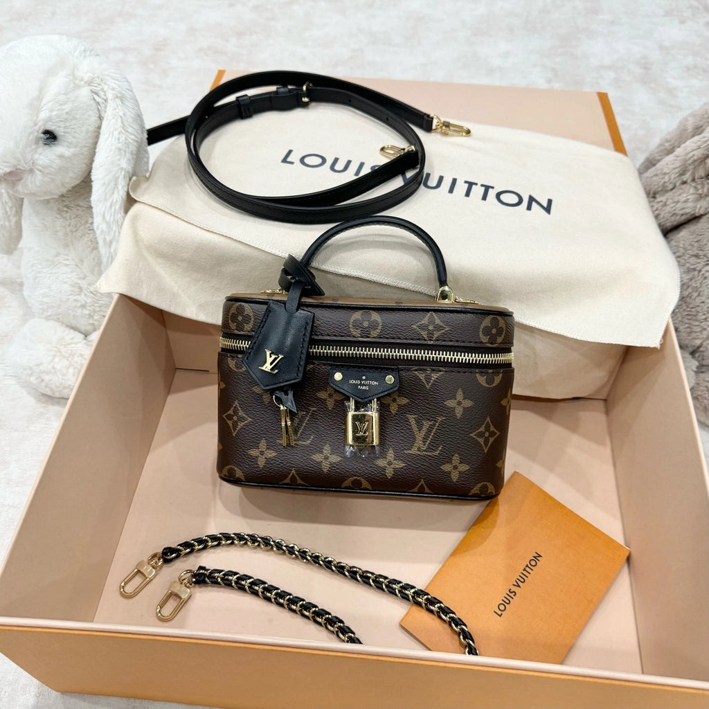 Louis Vuitton Vanity Canvas Top Handle Excellent