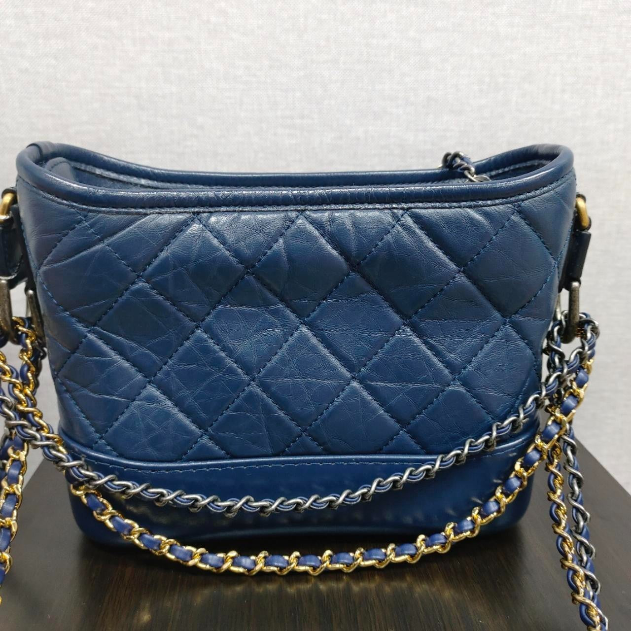SJ0001 CHANEL Hobo Bag Gabrille pmblue