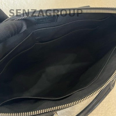Louis Vuitton Damier Graphite Briefcase Messenger Bag Black Silver