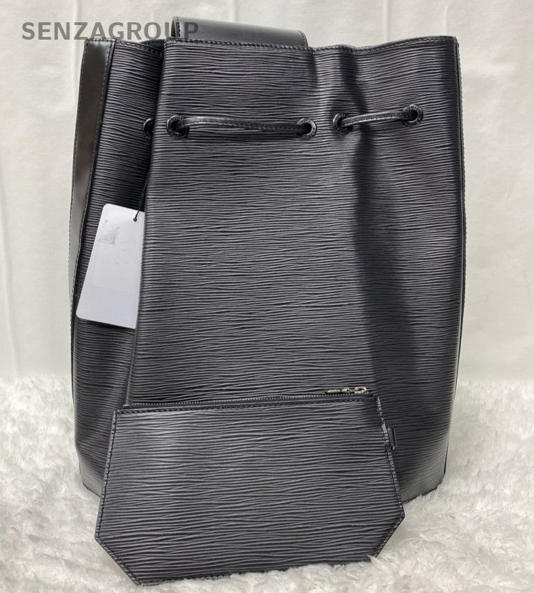 Louis Vuitton Epi Bucket Crossbody Black Unisex Adults Classic