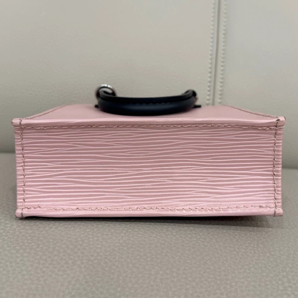 Louis Vuitton Canvas Limited Pink Mini Tote Sheet Music Bag For Women