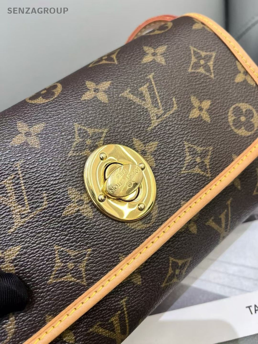 Louis Vuitton Monogram Armpit Bag Shoulder Bag Women Brown