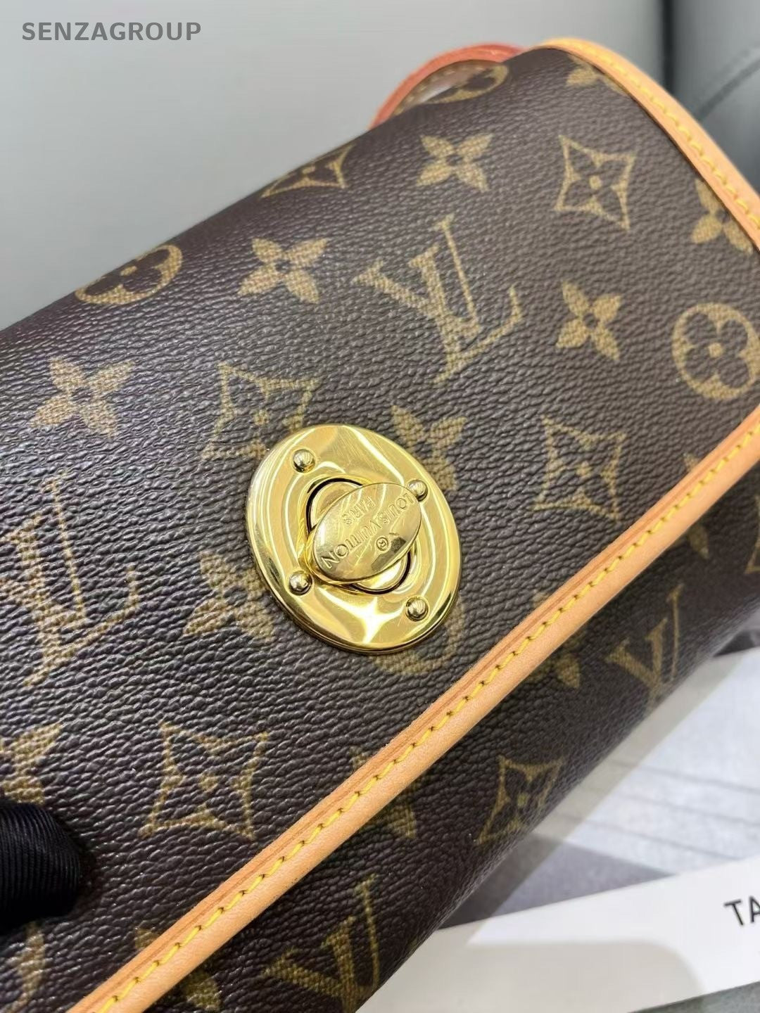 Louis Vuitton Monogram Armpit Bag Shoulder Bag Women Brown