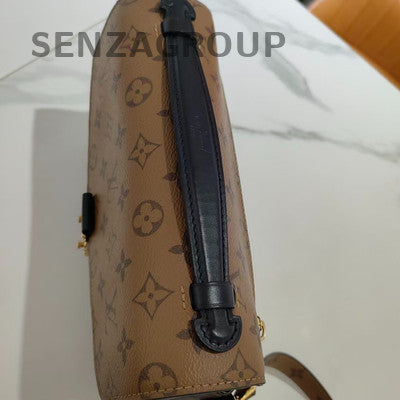 Louis Vuitton Pochette Métis Monogram Reverse Shoulder Bag Brown