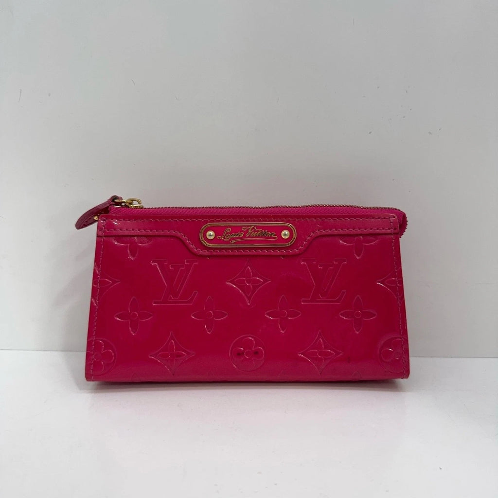 Louis Vuitton Pink Patent Leather Mini Clutch Box Bag For Women