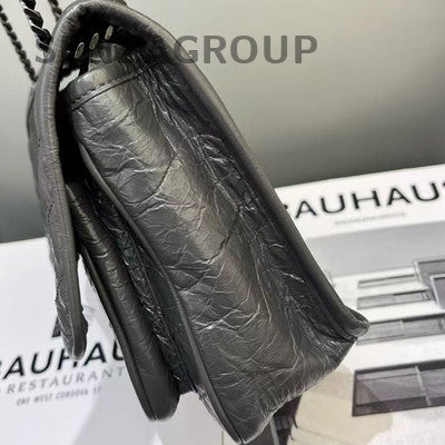 Saint Laurent Small Niki Bag Grey Chain Strap Classic Fashion Women