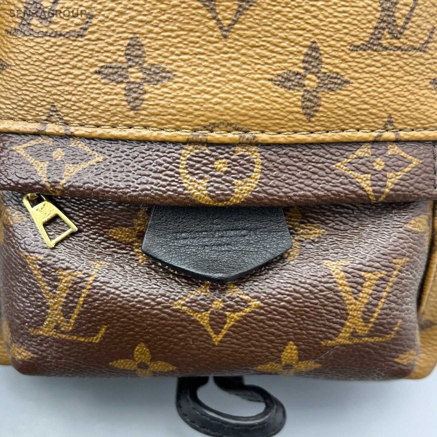 Louis Vuitton Monogram Mini Backpack Brown Gold Unisex Adults Classic
