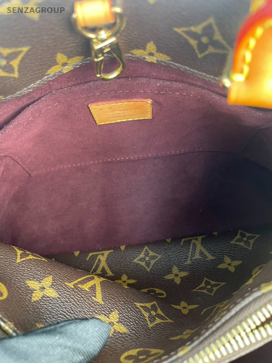 #1 - SJ0001 Louis Vuitton Montaigne Top Handle Bag MM Brown Canvas MG10387