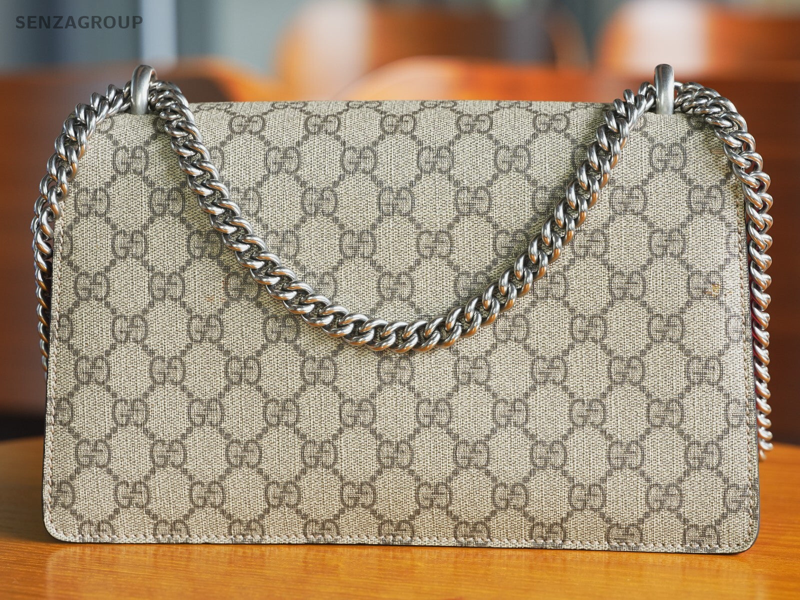 GUCCI Dionysus GG red Shoulder bag Crossbody