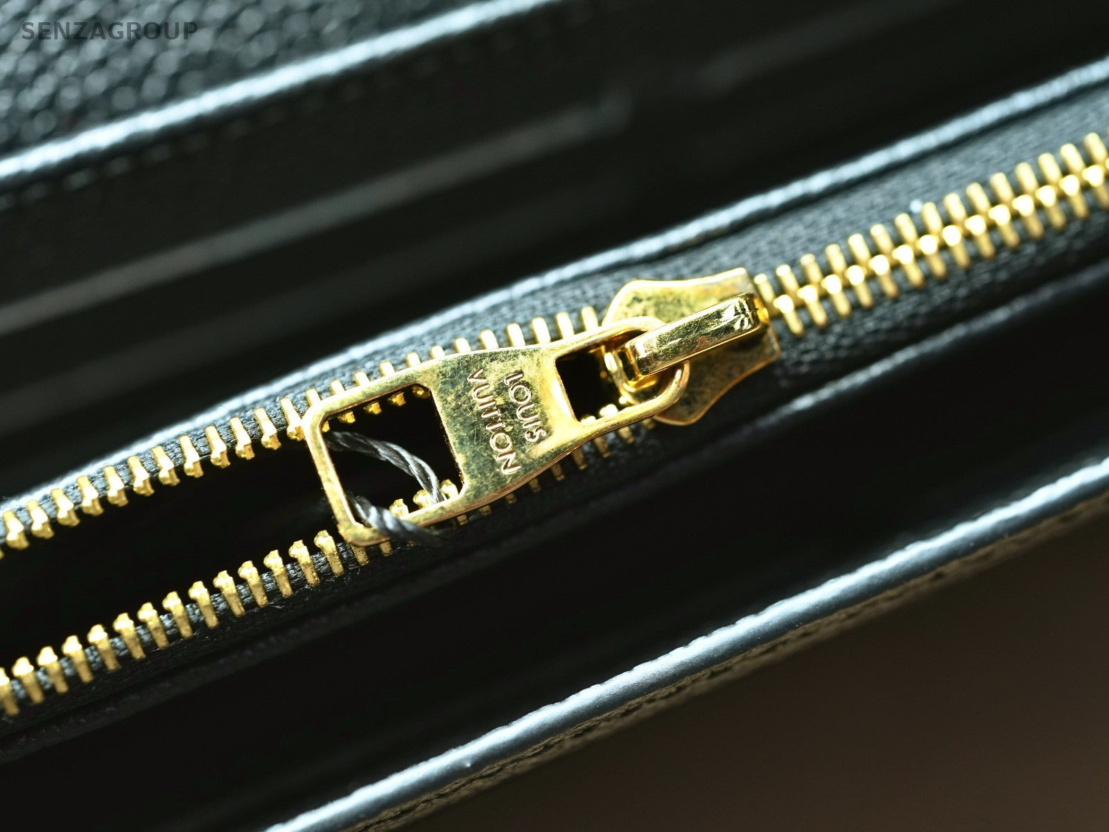 Louis Vuitton Monogram Empreinte Black Wallet Leather