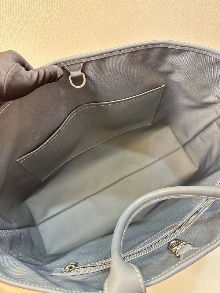 Louis Vuitton Vintage Monogram Denim Weekend Tote Bag For Women