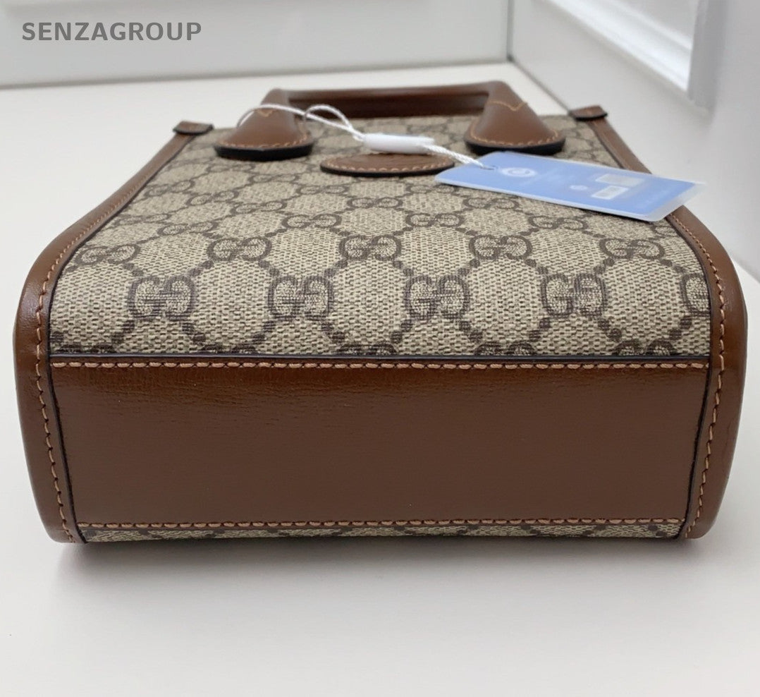 Gucci Ophidia 2Way Handbag Crossbody Brown Gold Used Women Classic