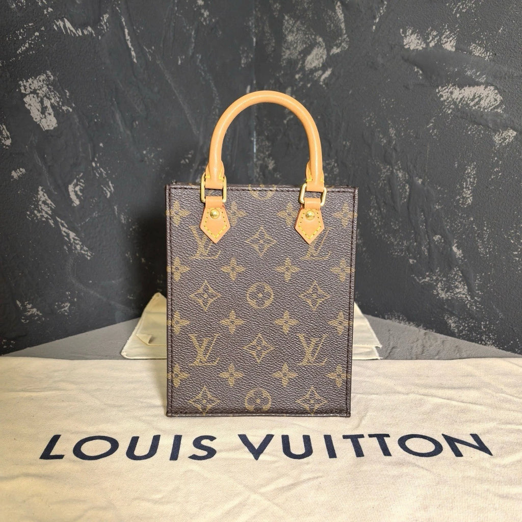 Louis Vuitton Canvas Mini Tote Crossbody Bag For Women