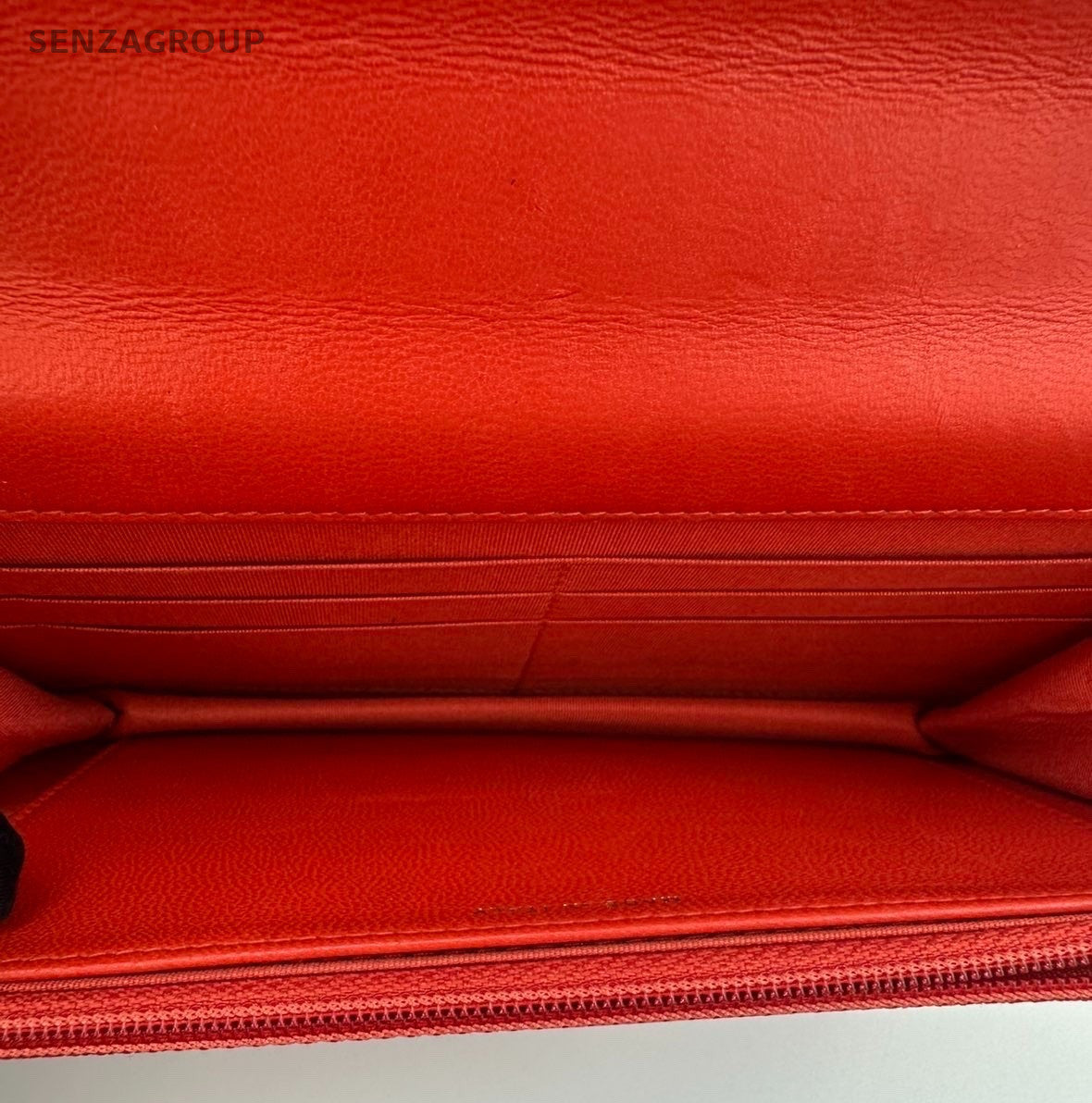 Chanel Trendy CC Lambskin Chain Shoulder Bag Crossbody Red Gold Women Classic
