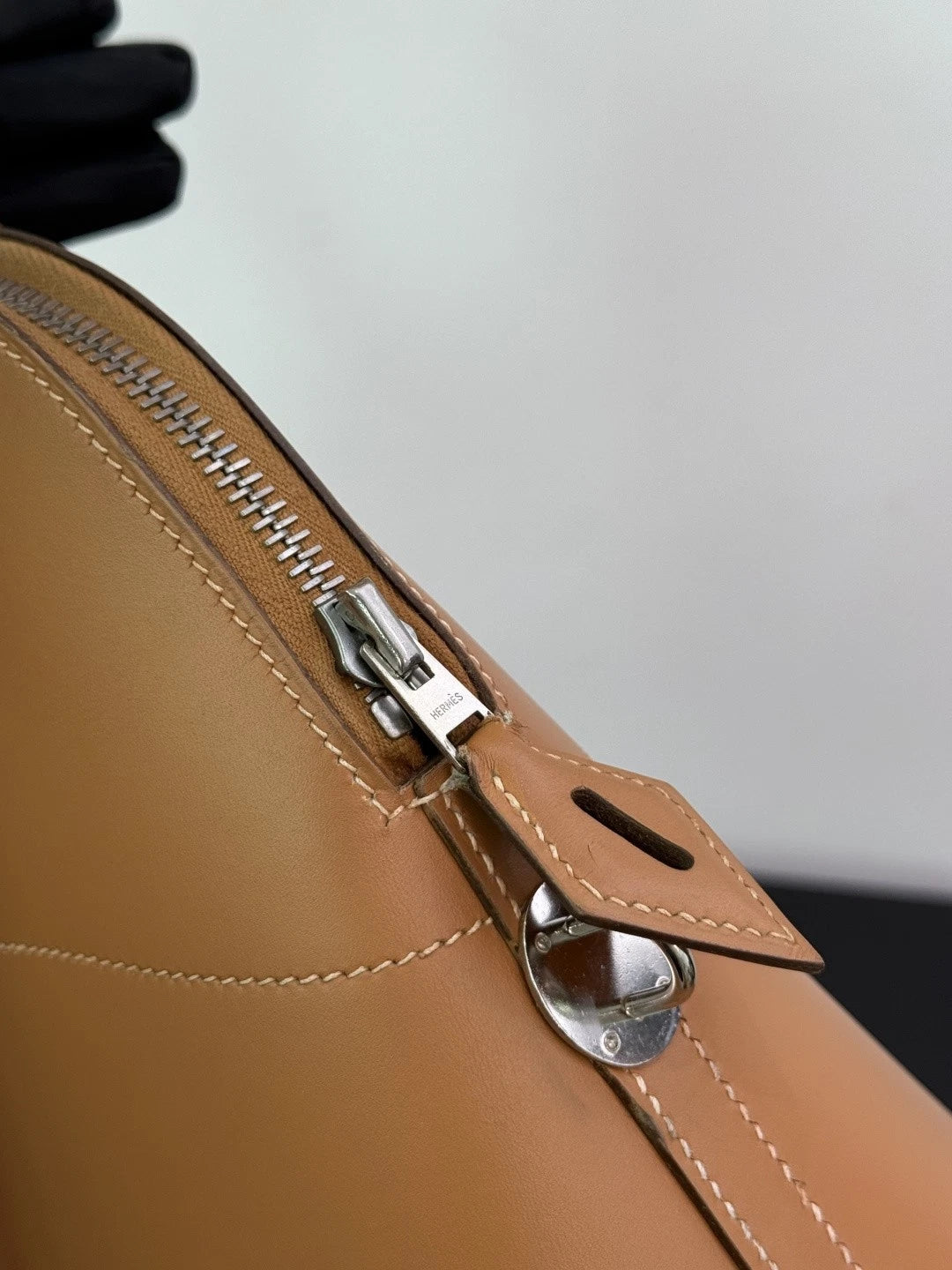 Hermes Bolide31 Chamonix Brown Handbag with Detachable Crossbody Strap SHW