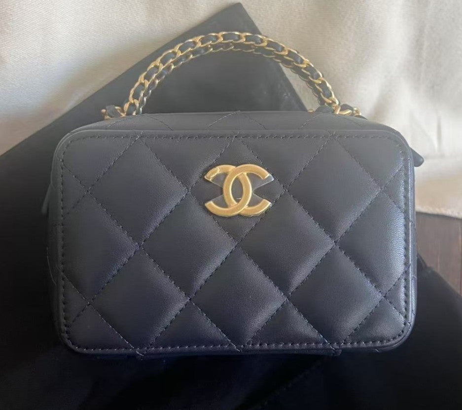 CHANEL 22K  Camera bag mini Top Handle Chain Strap Crossbody Brand NEW