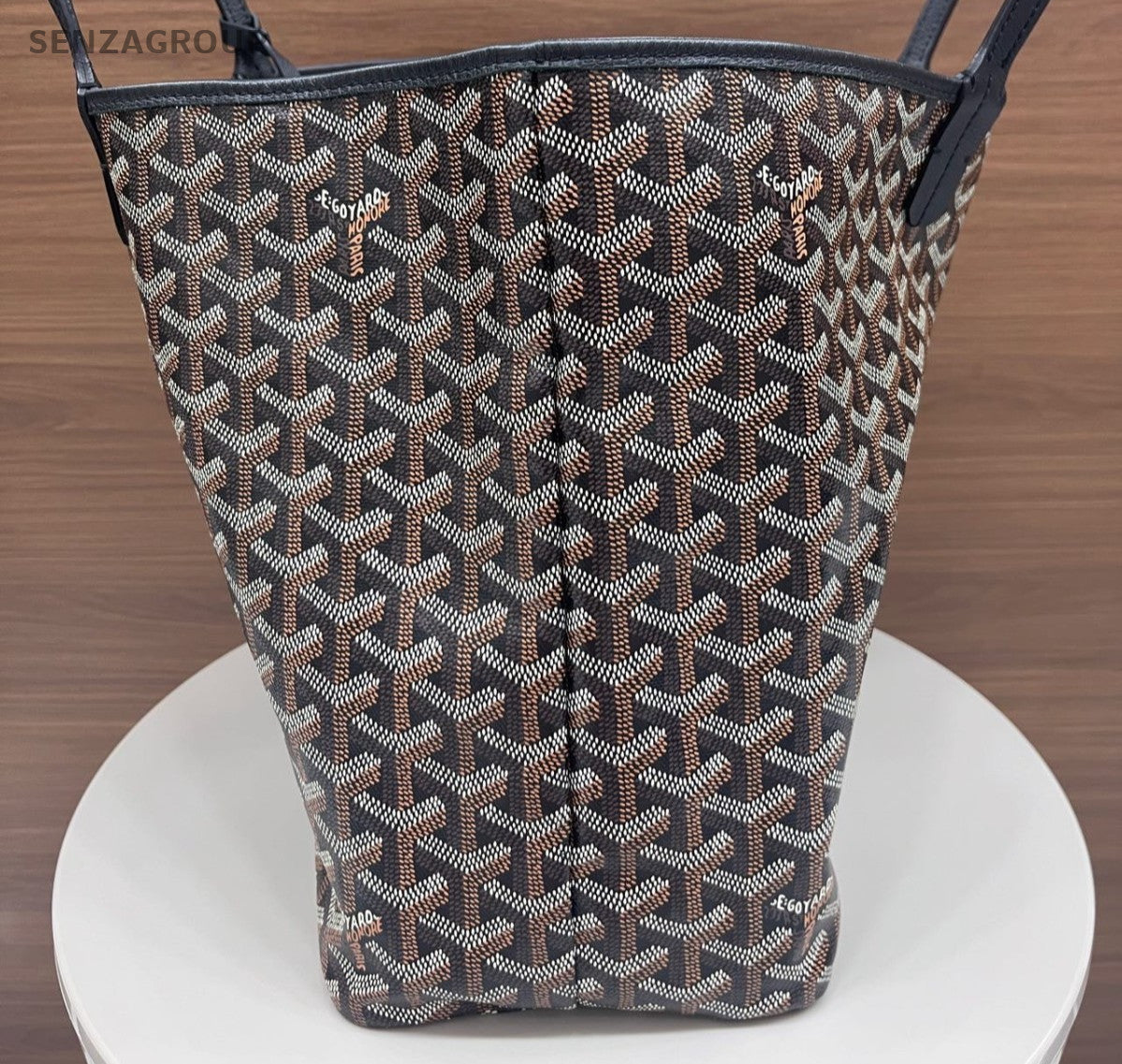 Goyard Tote PM Shoulder Bag Black Used Women Classic Fashion