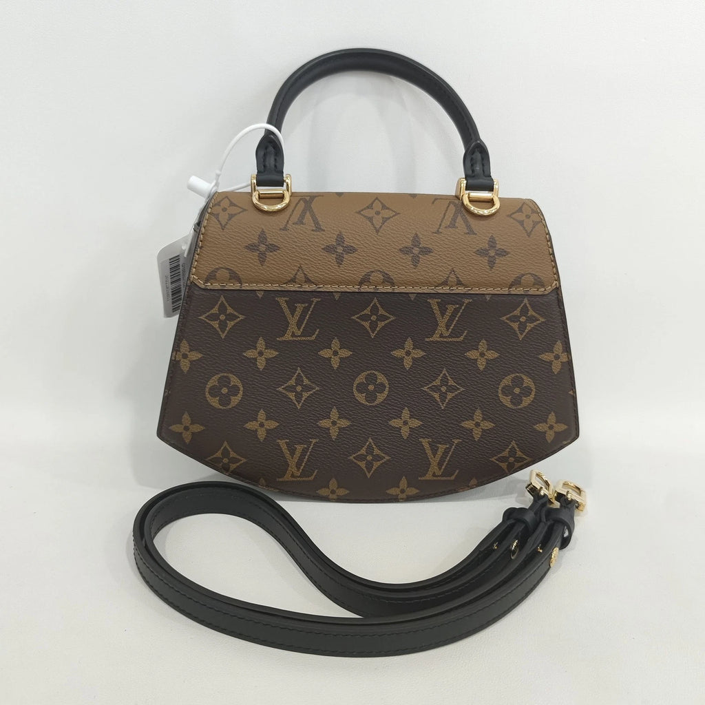Louis Vuitton Tilsitt Monogram Canvas Top Handle Bag Shoulder Crossbody