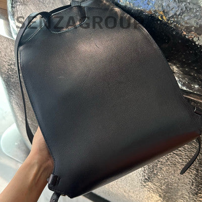 Hermès Black Silver GR24 Backpack Evergrain Leather Women's Classic