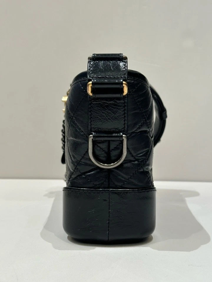CHANEL Black Small Gabrielle Shoulder Crossbody Bag For Women