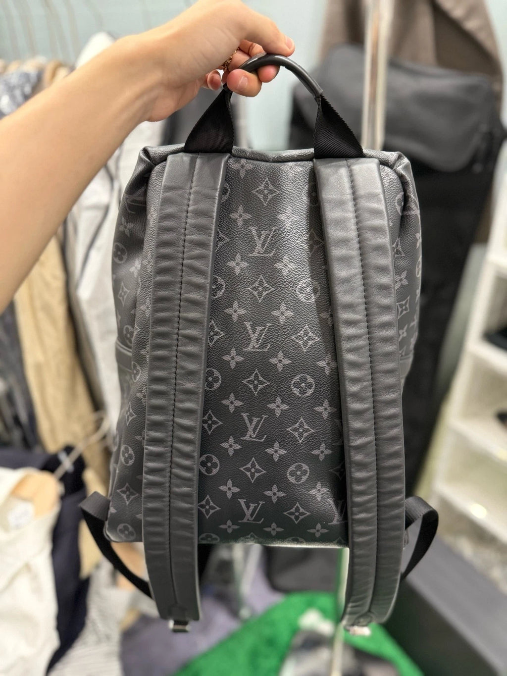 Louis Vuitton Apollo Monogram Canvas Backpack For Unisex