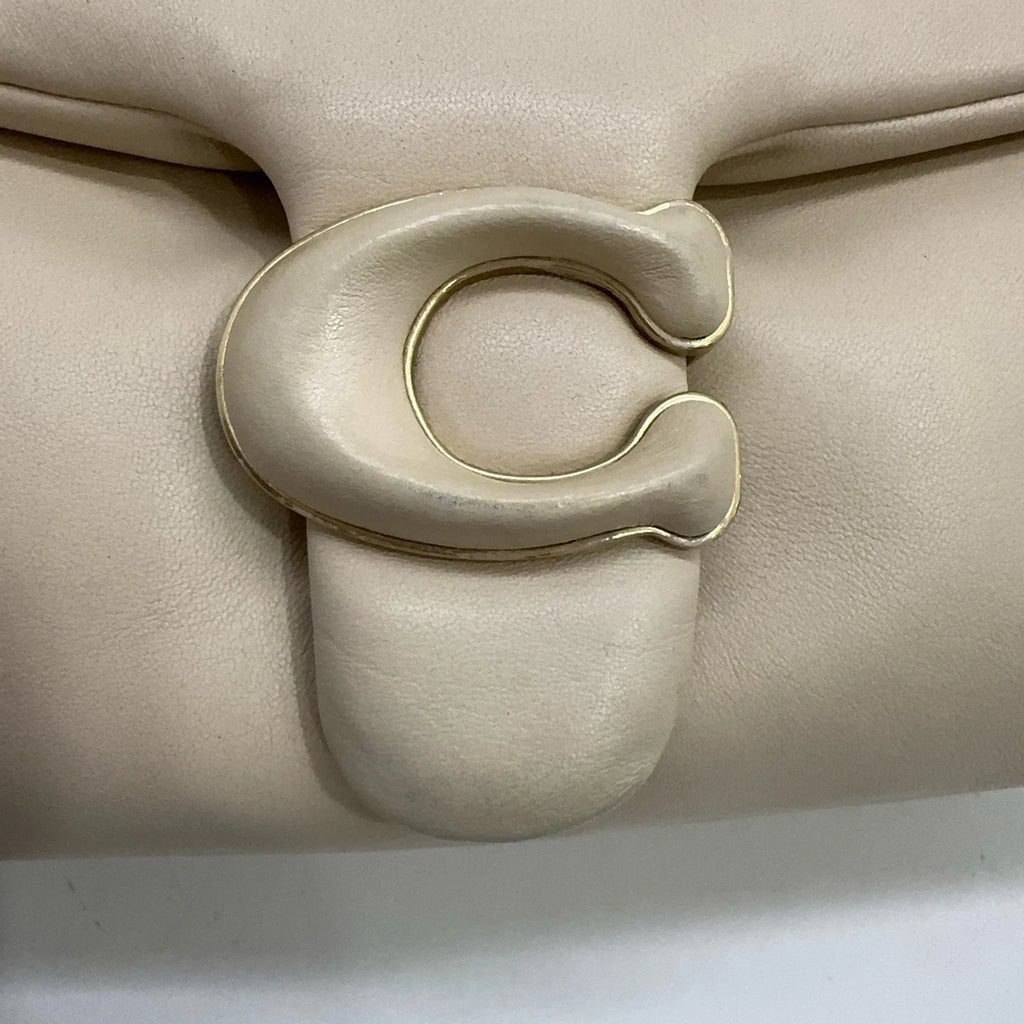 Coach Tabby 26 Ivory Lambskin Shoulder Crossbody Handbag For Women